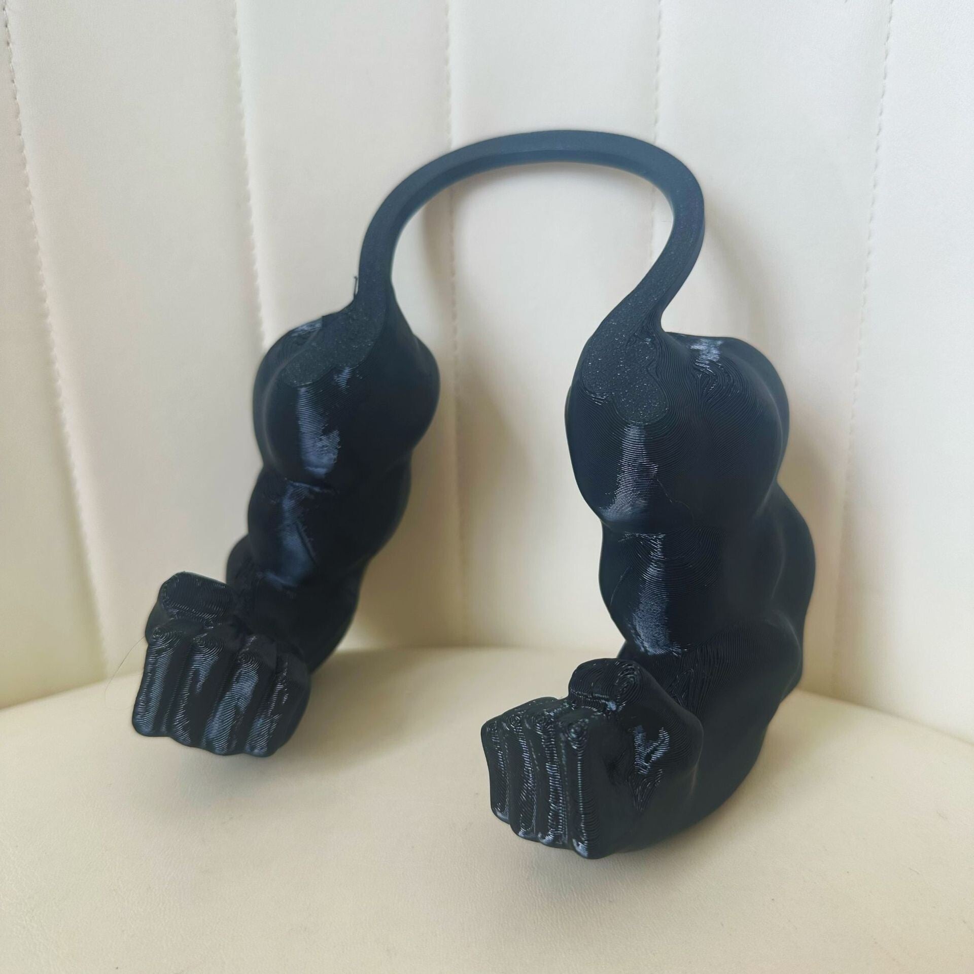 Creative arm-mounted pet prop