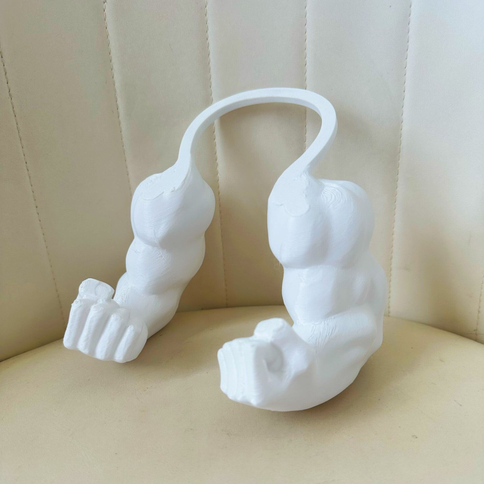 Creative arm-mounted pet prop