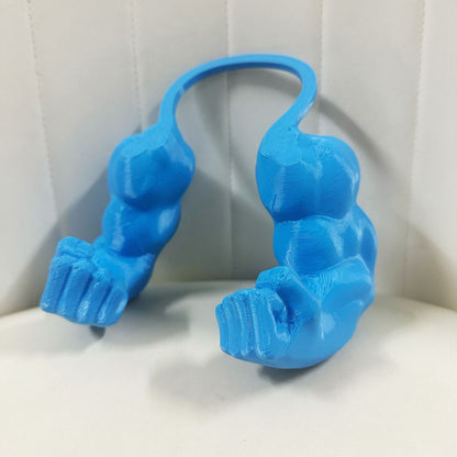 Creative arm-mounted pet prop