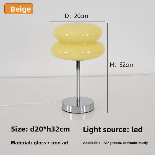 Creative atmosphere bedside glass lamp