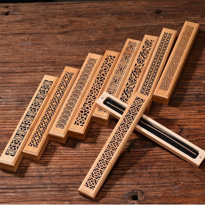 Creative Bamboo Carved Incense Box