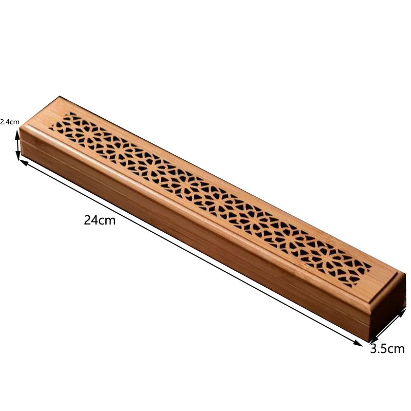 Creative Bamboo Carved Incense Box