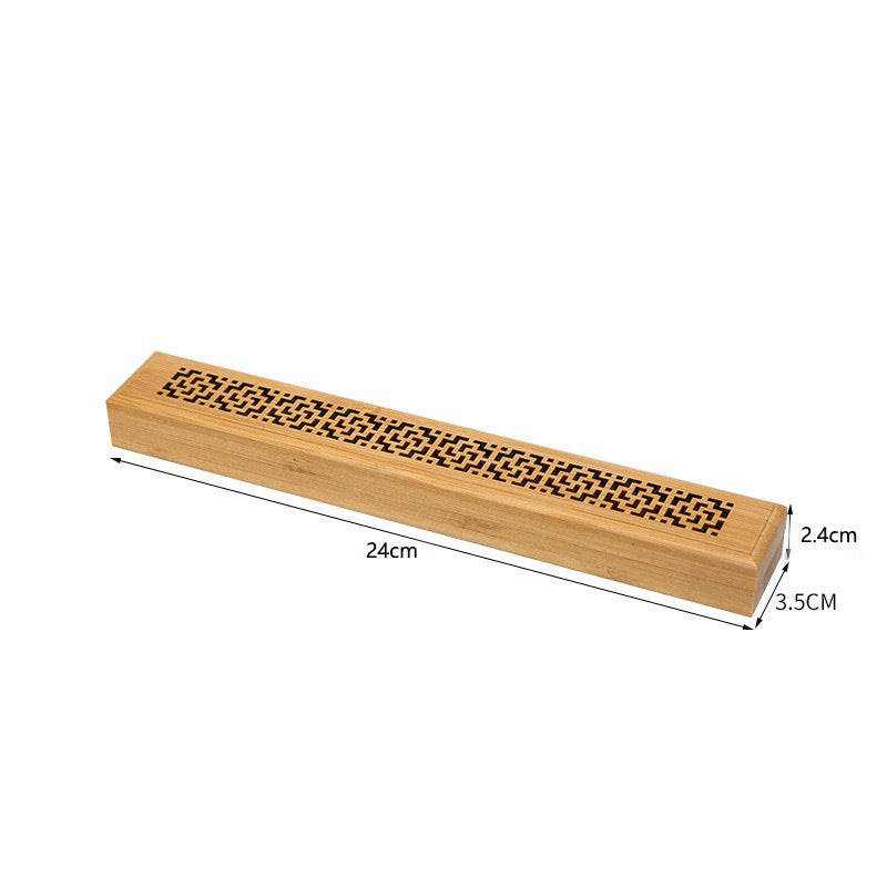 Creative Bamboo Carved Incense Box