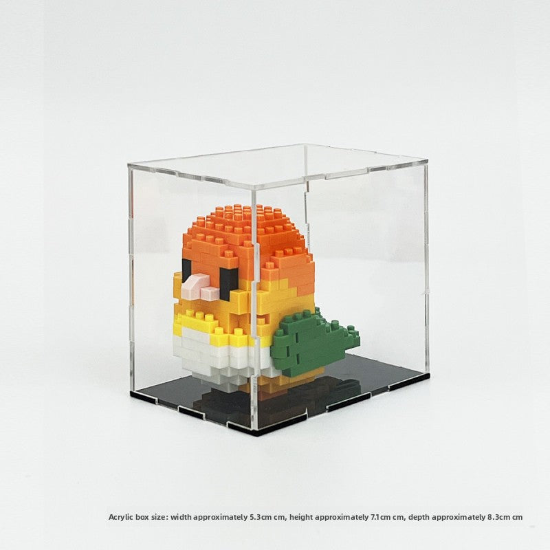 Creative Bird Micro Particle Building Blocks with Movable Wings