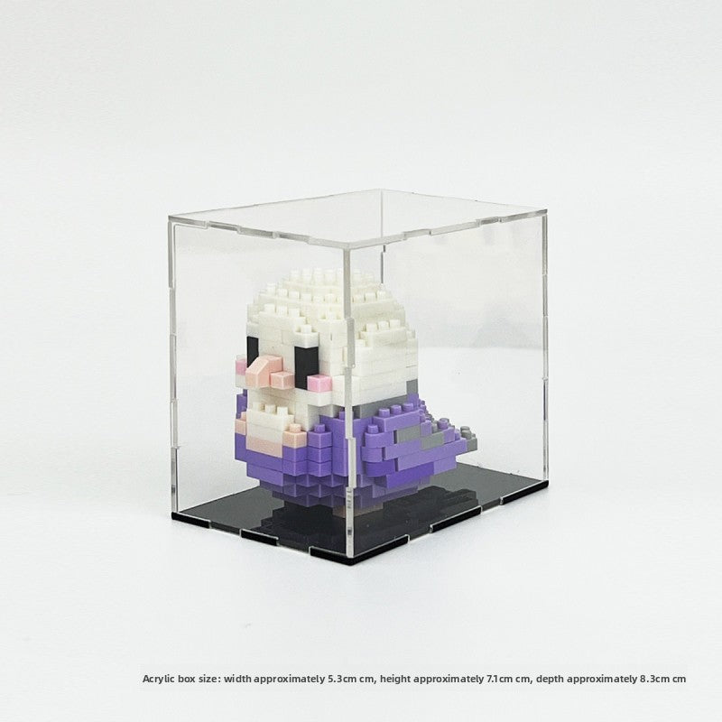 Creative Bird Micro Particle Building Blocks with Movable Wings