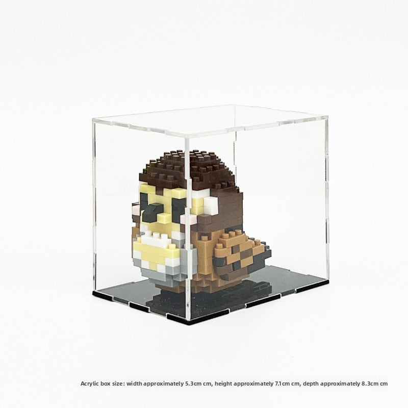 Creative Bird Micro Particle Building Blocks with Movable Wings