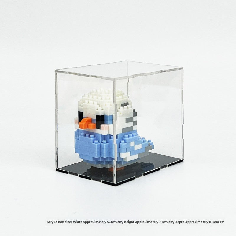 Creative Bird Micro Particle Building Blocks with Movable Wings