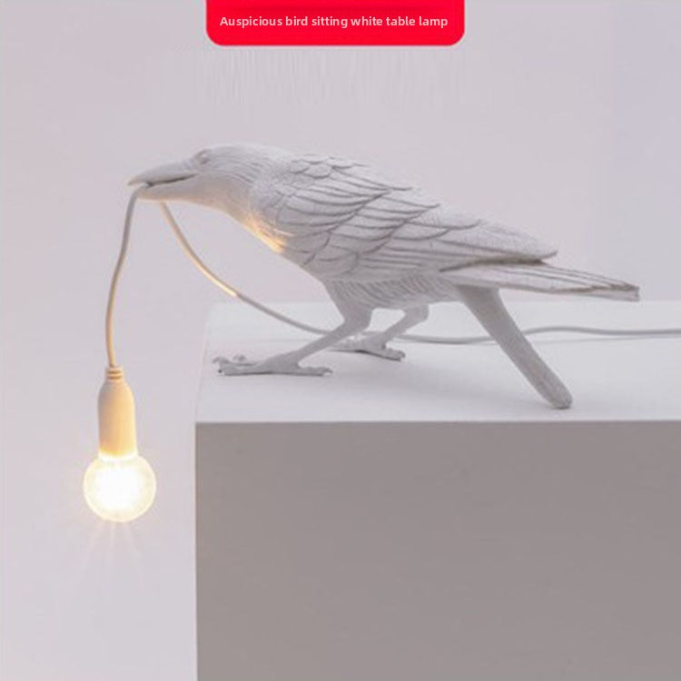 Creative Bird Shape Resin Table and Wall Lamp