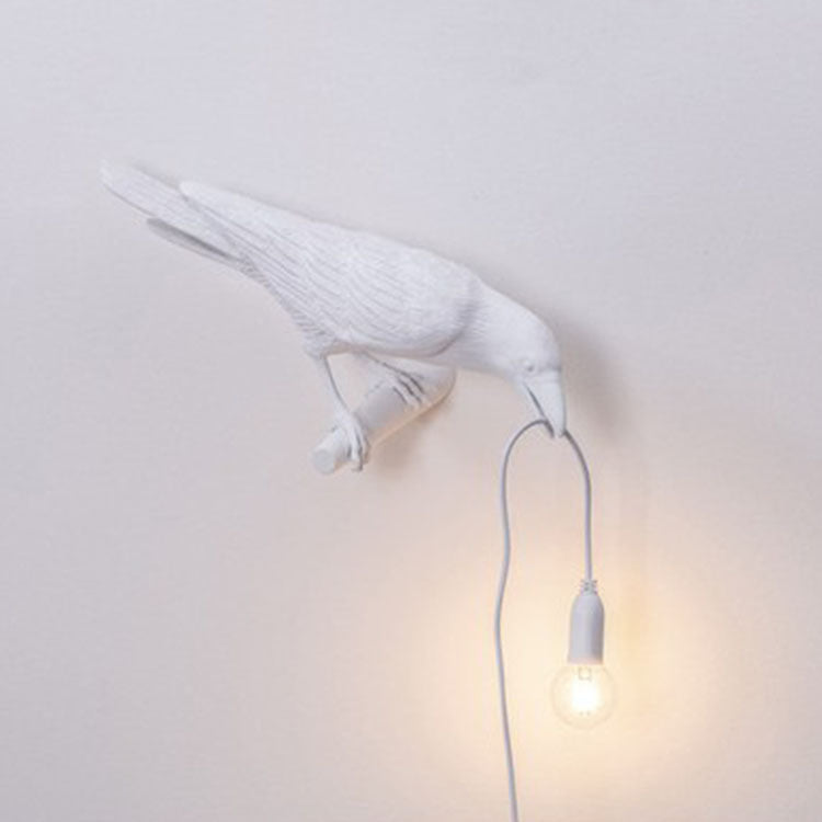 Creative Bird Shape Resin Table and Wall Lamp