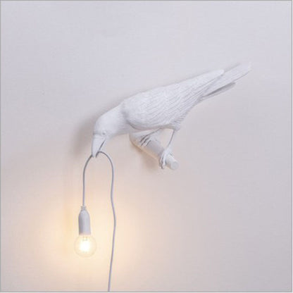 Creative Bird Shape Resin Table and Wall Lamp