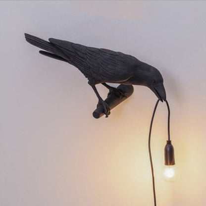Creative Bird Shape Resin Table and Wall Lamp