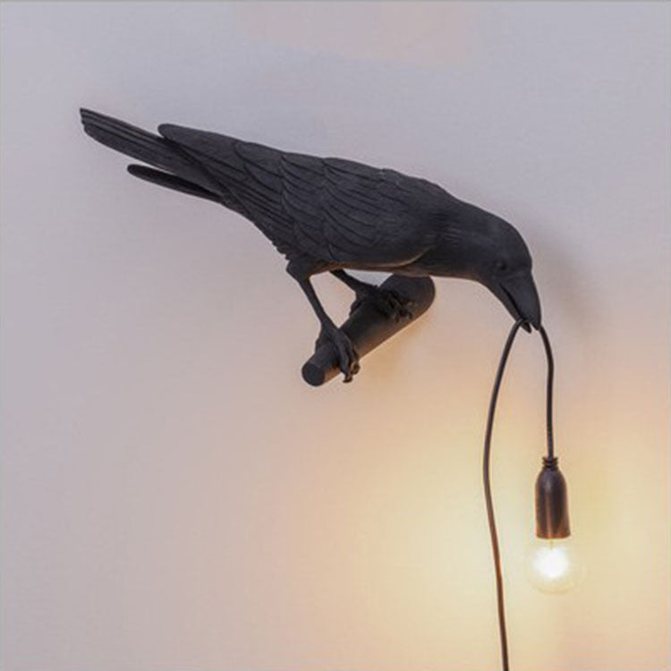 Creative Bird Shape Resin Table and Wall Lamp