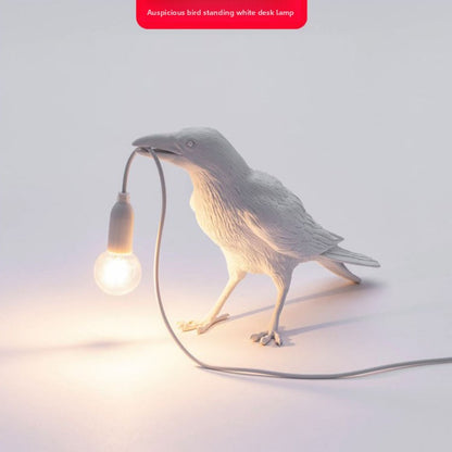 Creative Bird Shape Resin Table and Wall Lamp