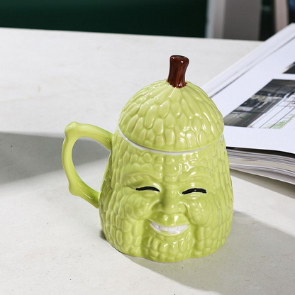 Creative Bitter Gourd Ceramic Mug