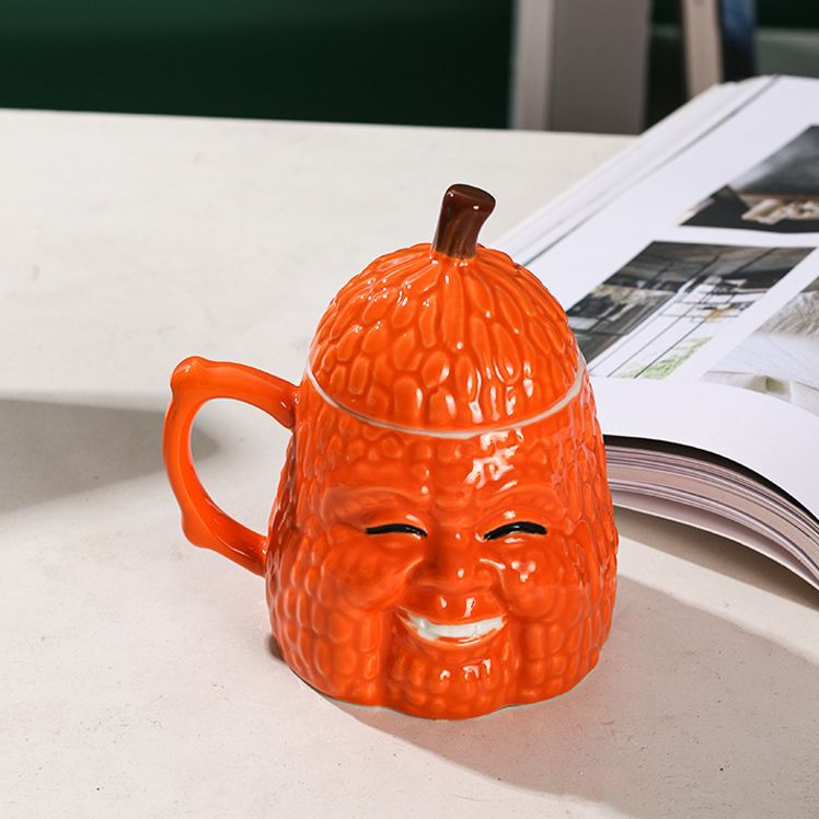 Creative Bitter Gourd Ceramic Mug