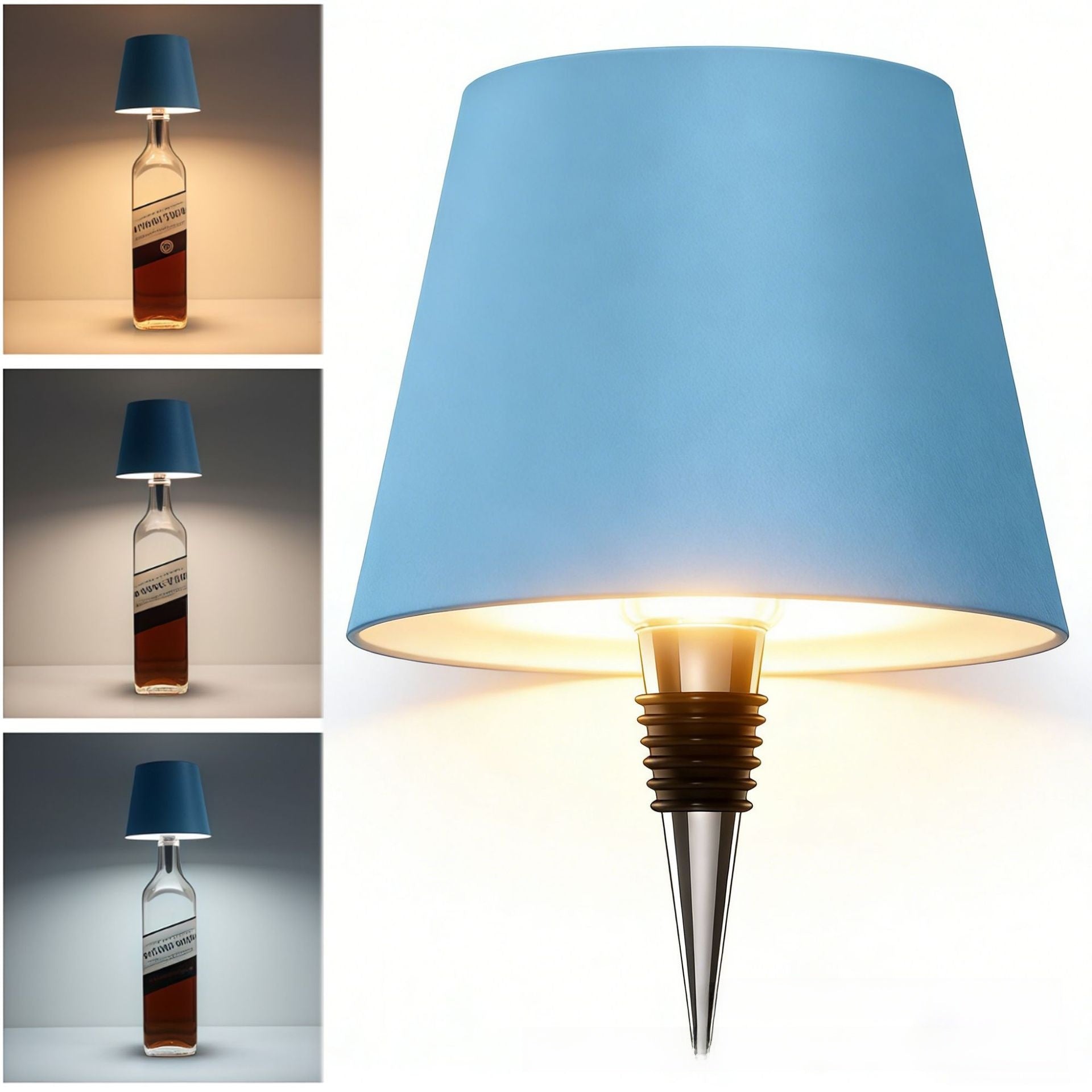 Creative Bottle Shape RGB LED Night Light
