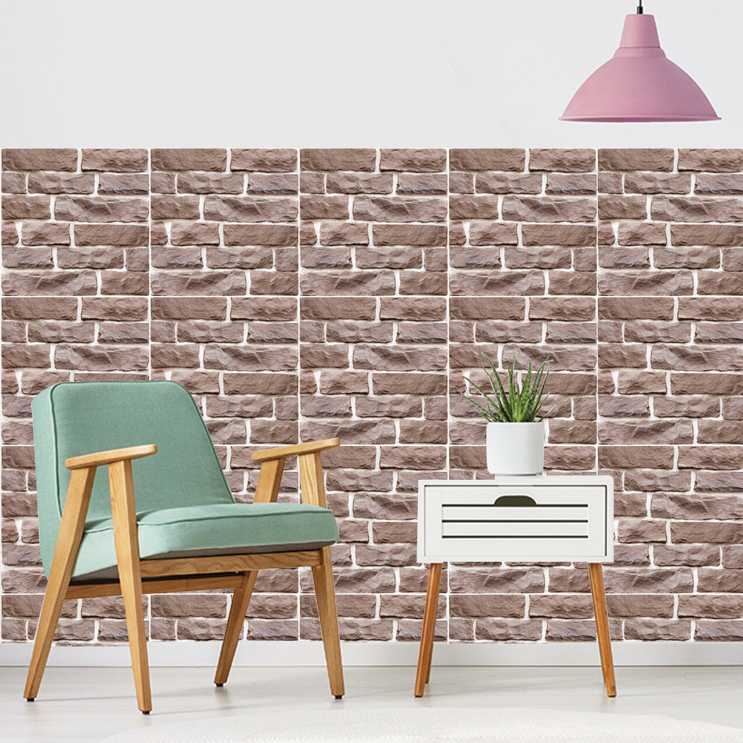 Creative Brick Pattern 3D Wallpaper
