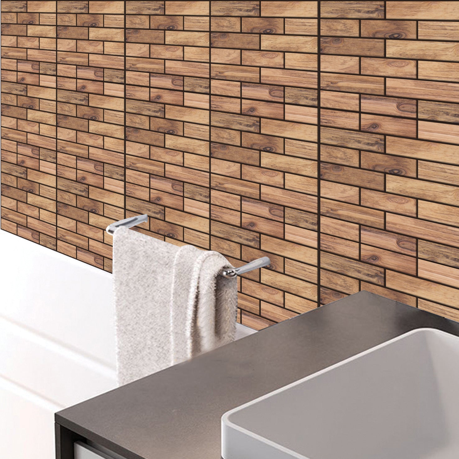 Creative Brick Pattern 3D Wallpaper