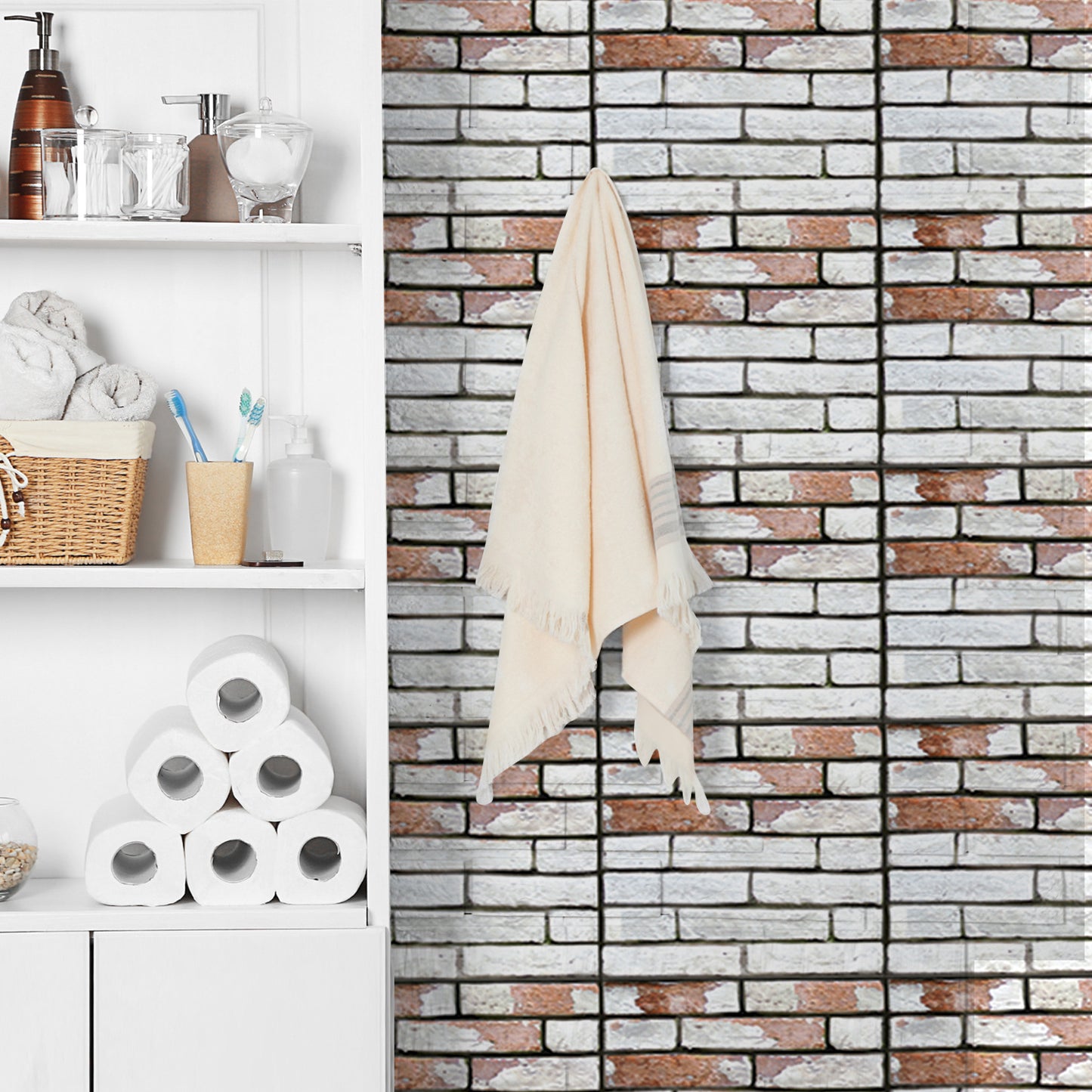 Creative Brick Pattern 3D Wallpaper