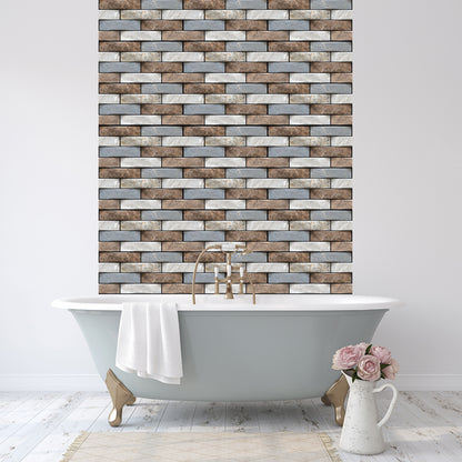 Creative Brick Pattern 3D Wallpaper