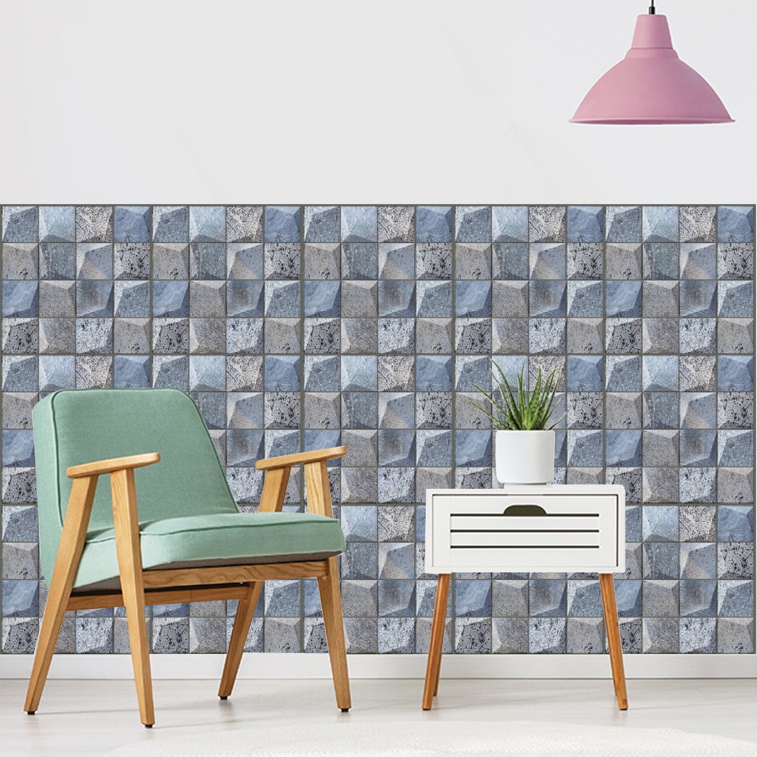 Creative Brick Pattern 3D Wallpaper