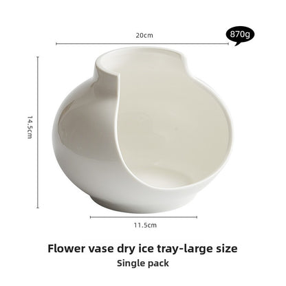 Creative Broken Vase Artistic Dish Plate