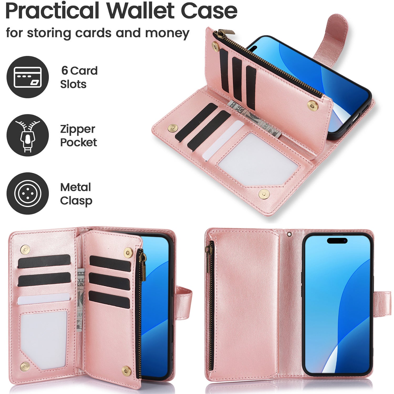 Creative Butterfly Zipper Pouch Compatible