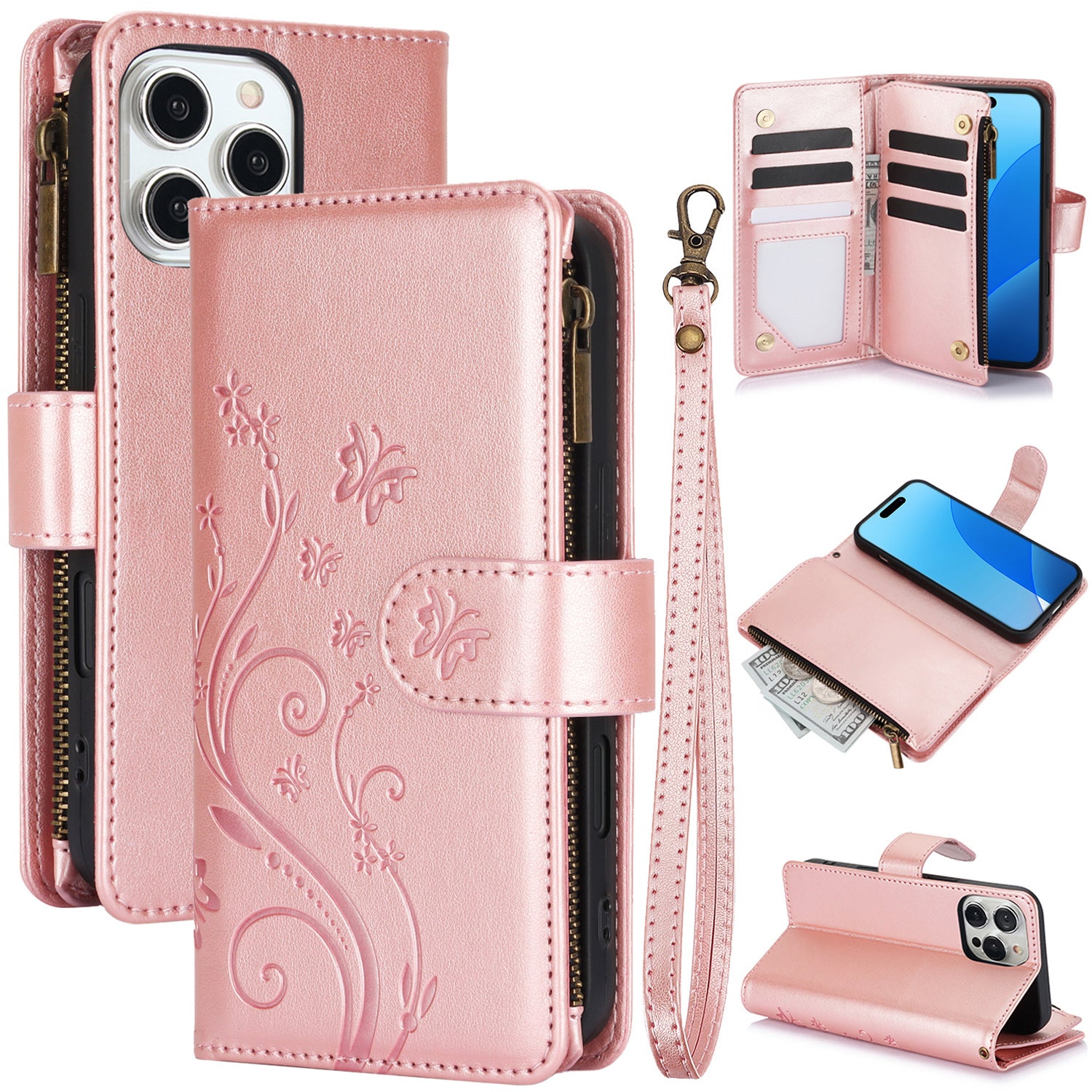 Creative Butterfly Zipper Pouch