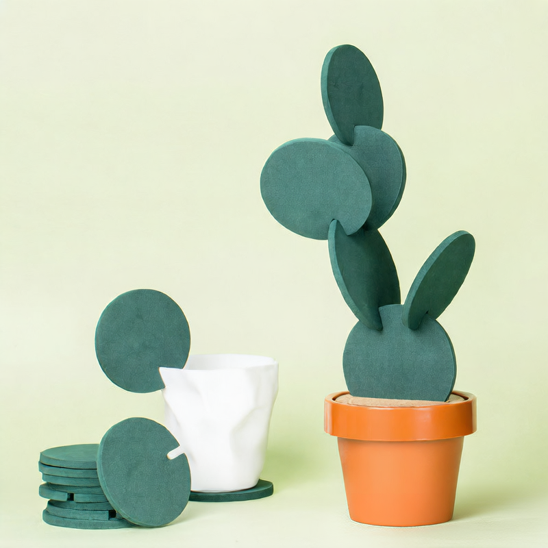 Creative Cactus Coaster Set