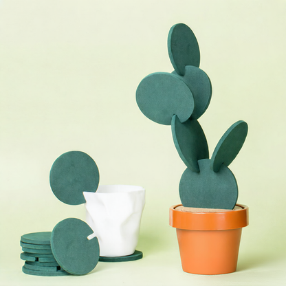 Creative Cactus Coaster Set