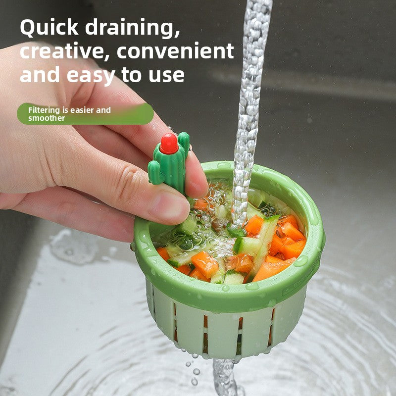 Creative Cactus Kitchen Sink Strainer