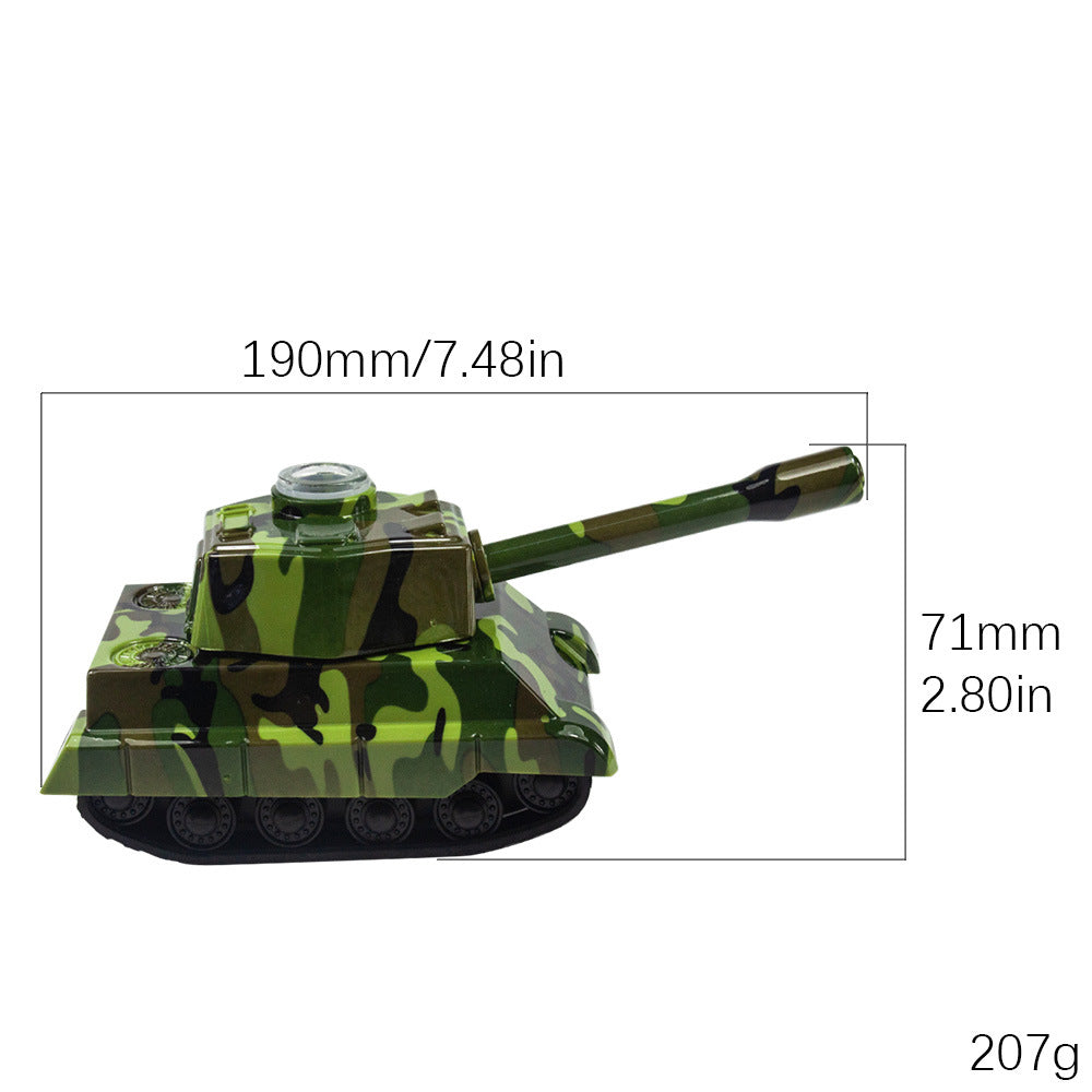 Creative Camouflage Tank Design Metal Grinder