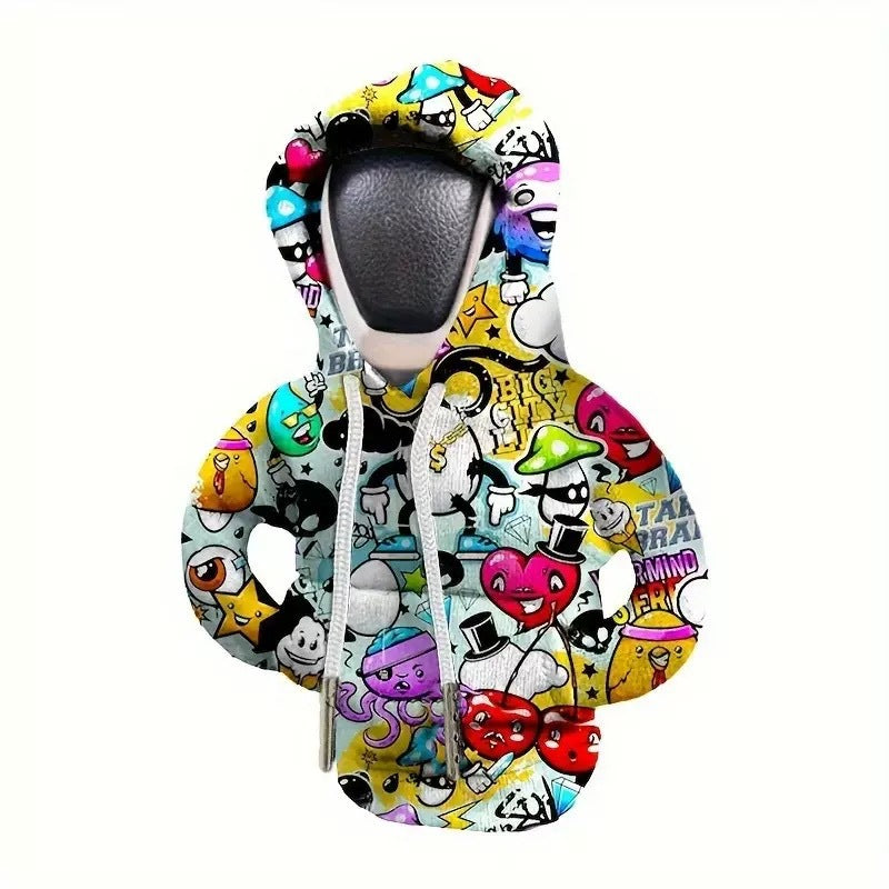 Creative Car Gear Shift Lever Cover Sweatshirt Style