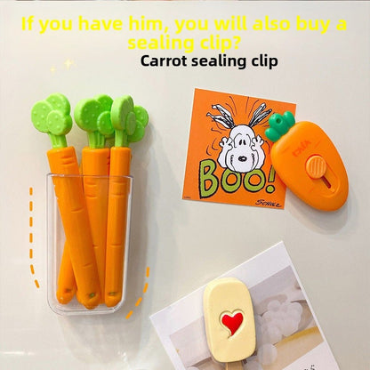 Creative Carrot & Rose Food Sealing Clips