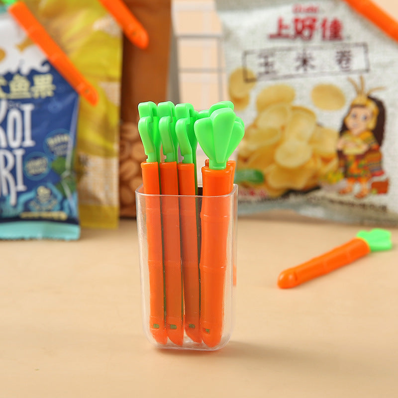 Creative Carrot & Rose Food Sealing Clips