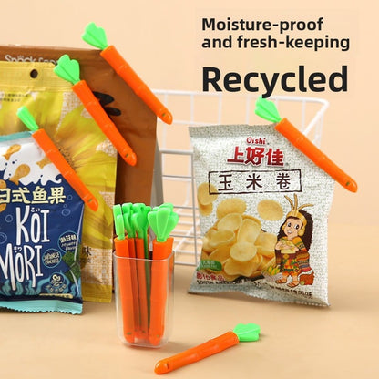 Creative Carrot & Rose Food Sealing Clips