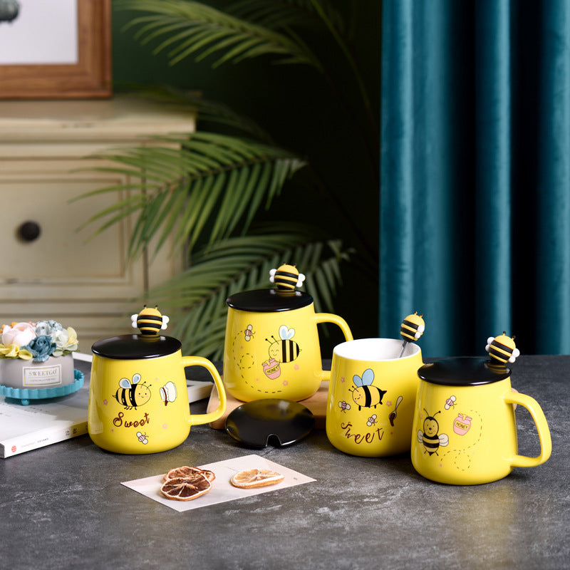 Creative Cartoon Bee Mug