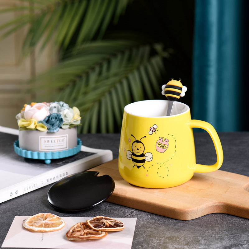 Creative Cartoon Bee Mug