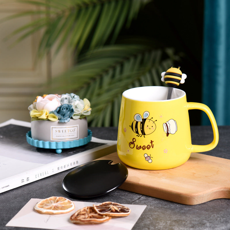 Creative Cartoon Bee Mug