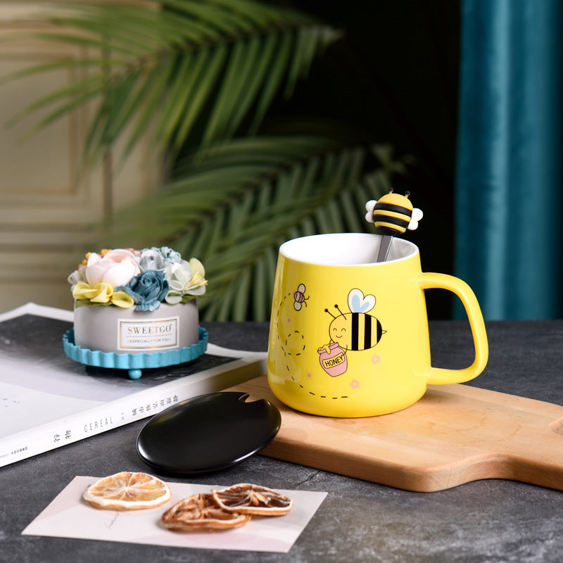 Creative Cartoon Bee Mug