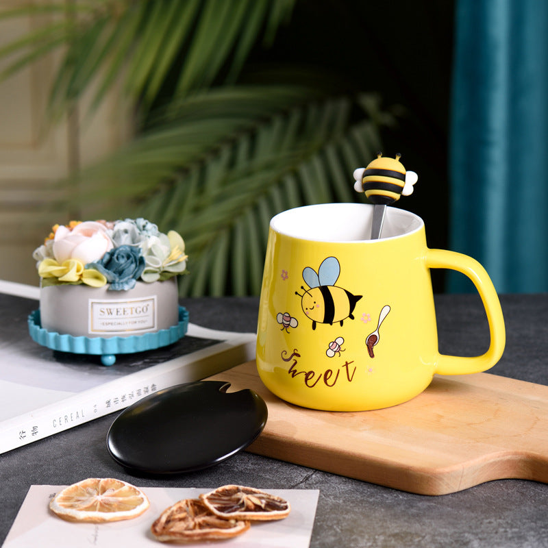 Creative Cartoon Bee Mug