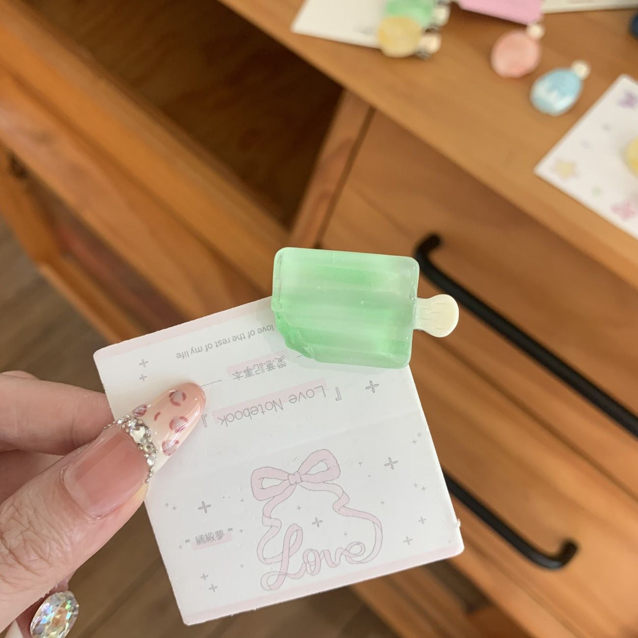 Creative Cartoon Ice Cream Hair Clip