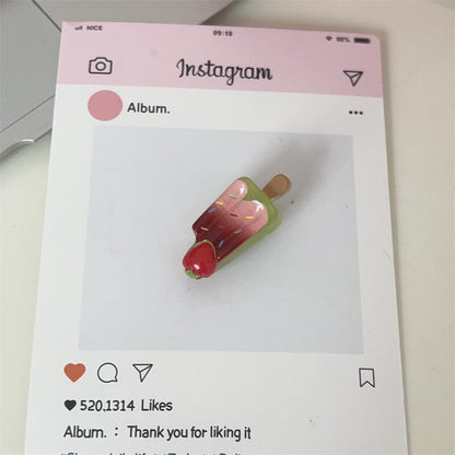 Creative Cartoon Ice Cream Hair Clip