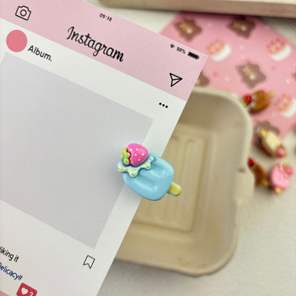 Creative Cartoon Ice Cream Hair Clip