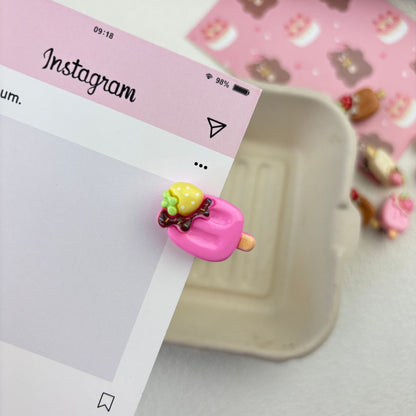 Creative Cartoon Ice Cream Hair Clip