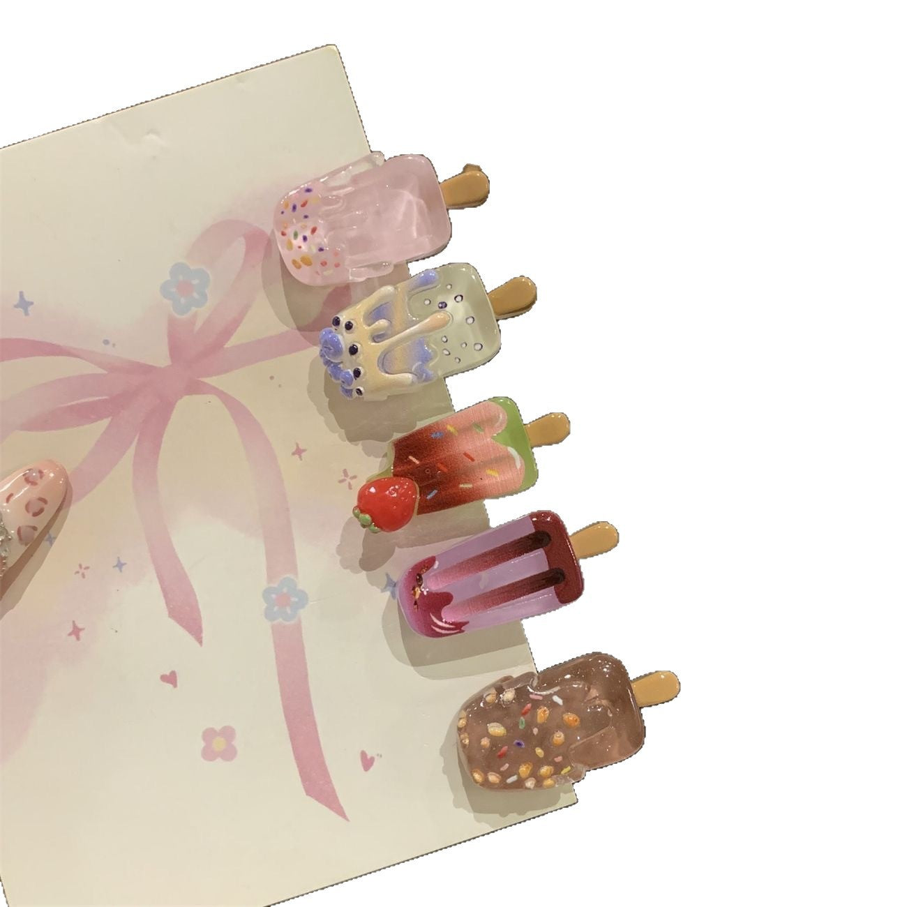 Creative Cartoon Ice Cream Hair Clip