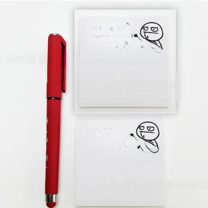Creative Cartoon Sticky Notes with Pen