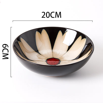 Creative Ceramic Bowl Retro Japanese Household Tableware