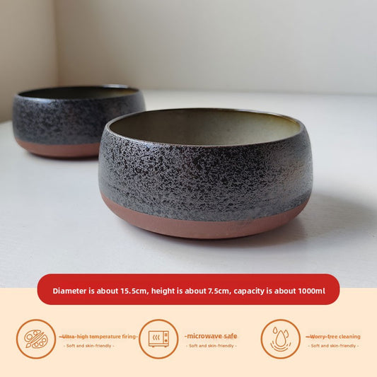 Creative Ceramic Bowl Retro Japanese Household Tableware