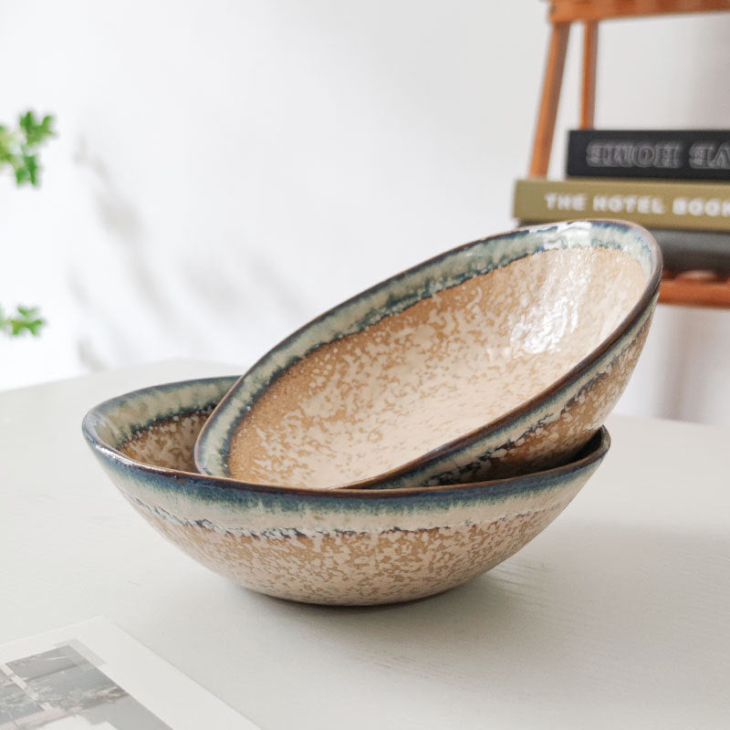 Creative Ceramic Bowl Retro Japanese Household Tableware